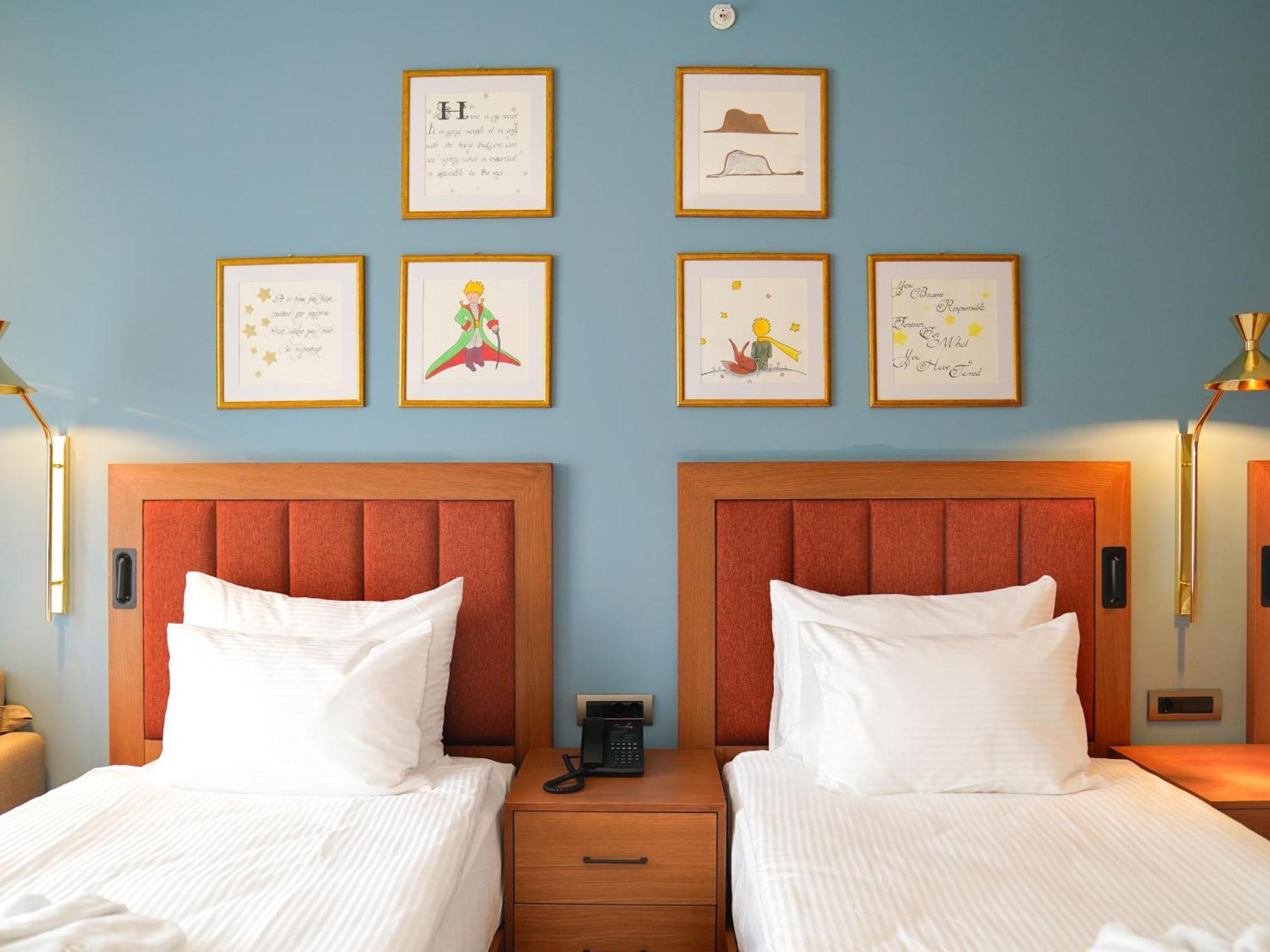 Sundia Exclusive By Liberty Fethiye Adults Only Hotel Exterior photo Artwork by the late artist, artist's wife and daughter